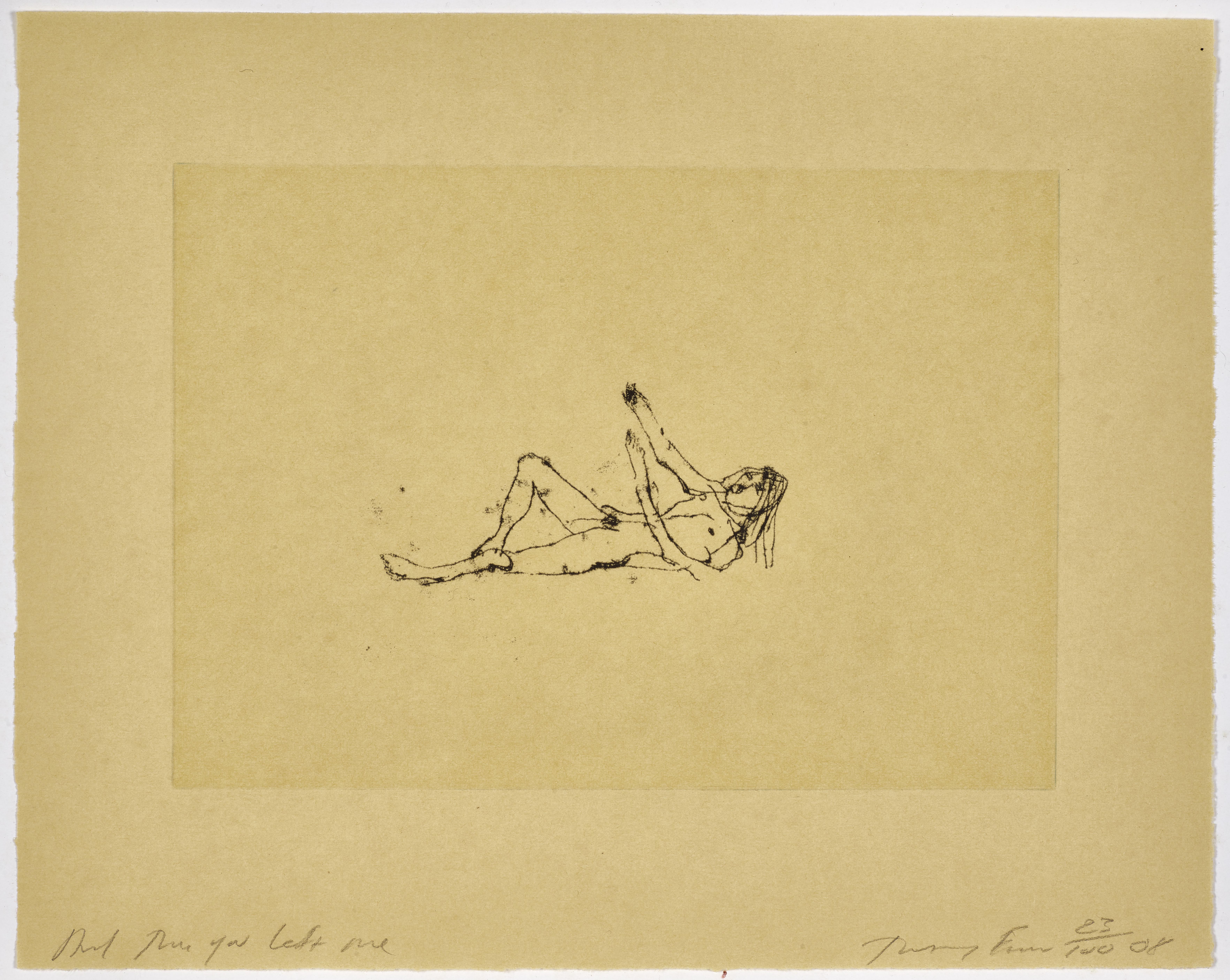 Tracey Emin R.A.  And Then You Left Me, 2008